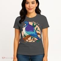 Blue Bird Nature Art Women's T-Shirt thumb 4