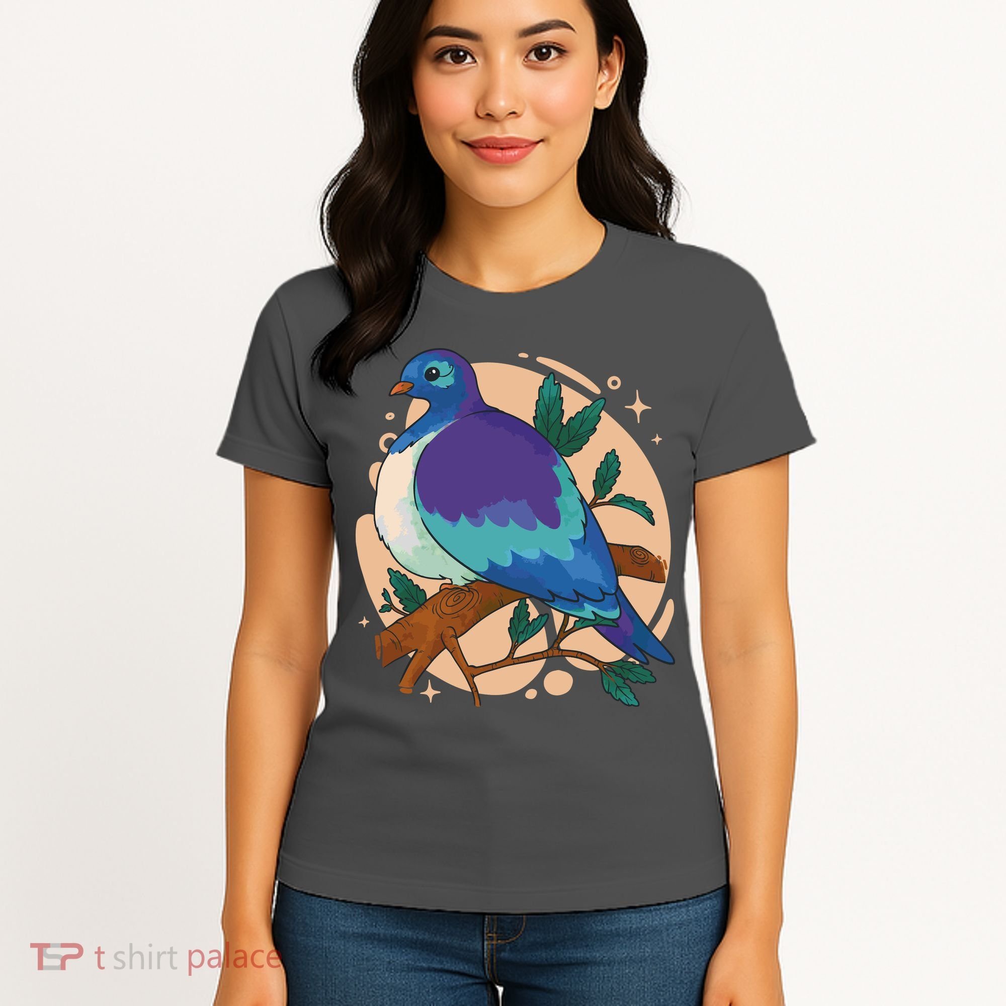Blue Bird Nature Art Women's T-Shirt