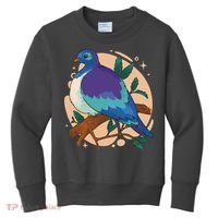 Blue Bird Nature Art Kids Sweatshirt thumb 0