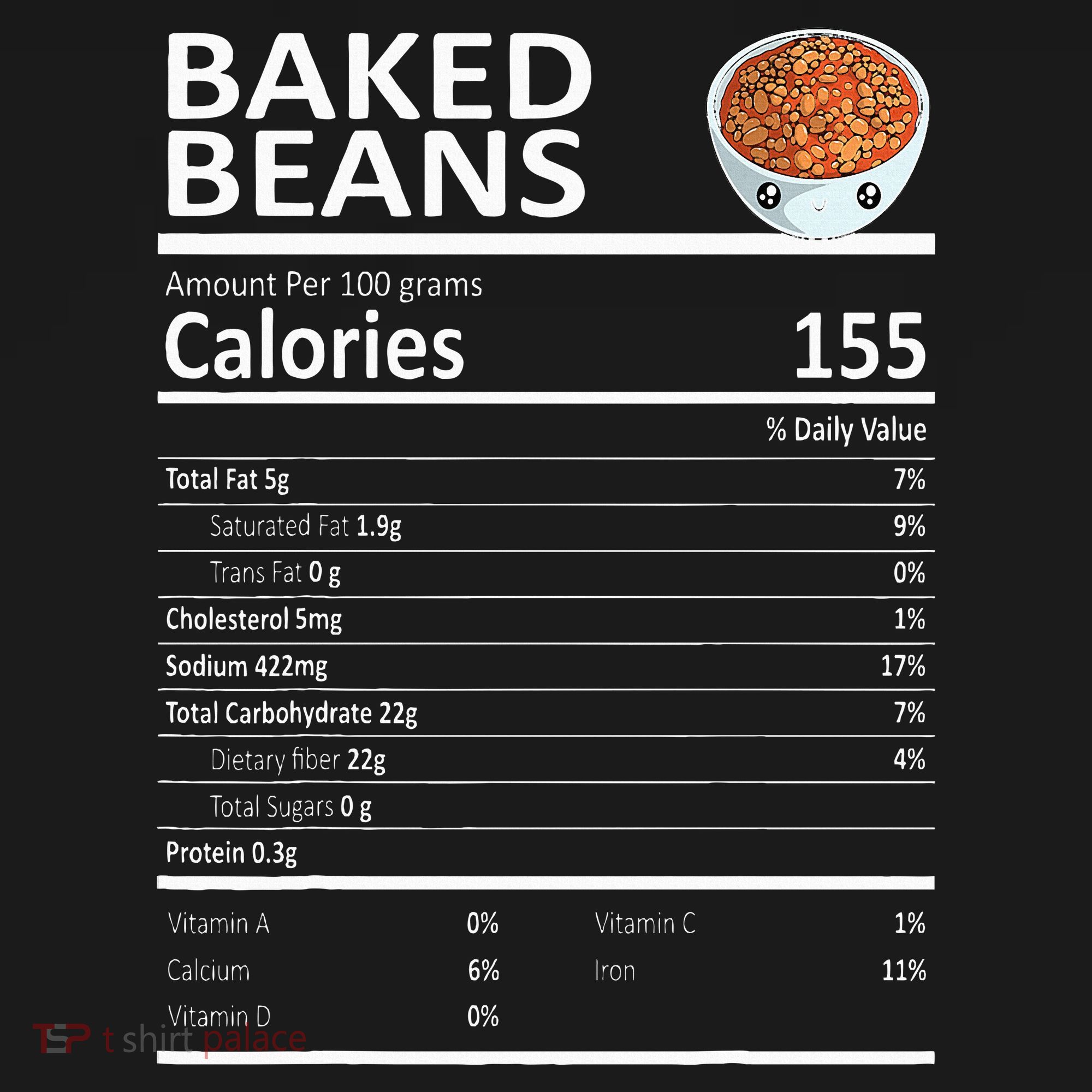Baked Beans Nutritional Facts Thanksgiving XMas Gift Cute Women's Hoodie
