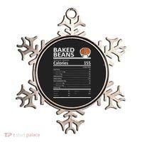 Baked Beans Nutritional Facts Thanksgiving XMas Gift Cute Ornament thumb 0