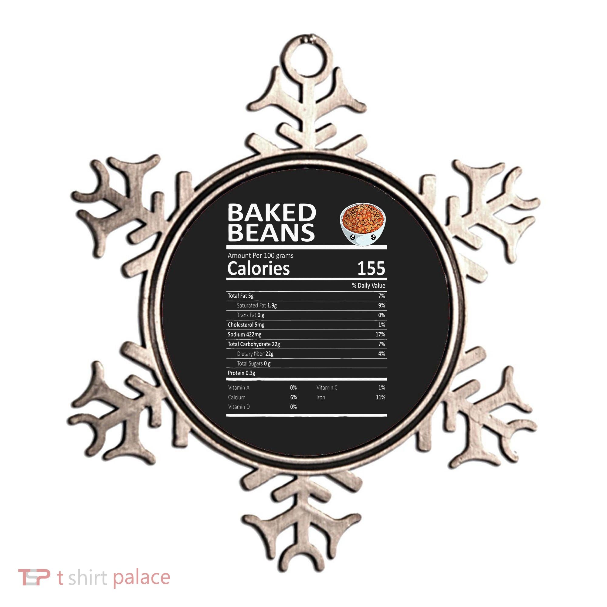 Baked Beans Nutritional Facts Thanksgiving XMas Gift Cute Ornament