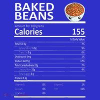 Baked Beans Nutritional Facts Thanksgiving XMas Gift Cute Sweatshirt thumb 3