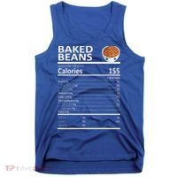 Baked Beans Nutritional Facts Thanksgiving XMas Gift Cute Tank Top thumb 0