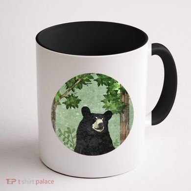 Black Bear Nature Coffee Mug back