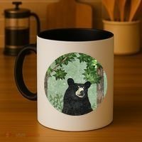 Black Bear Nature Coffee Mug thumb 4
