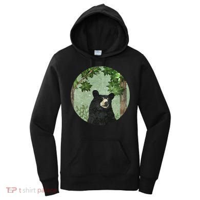 Black Bear Nature Women's Hoodie