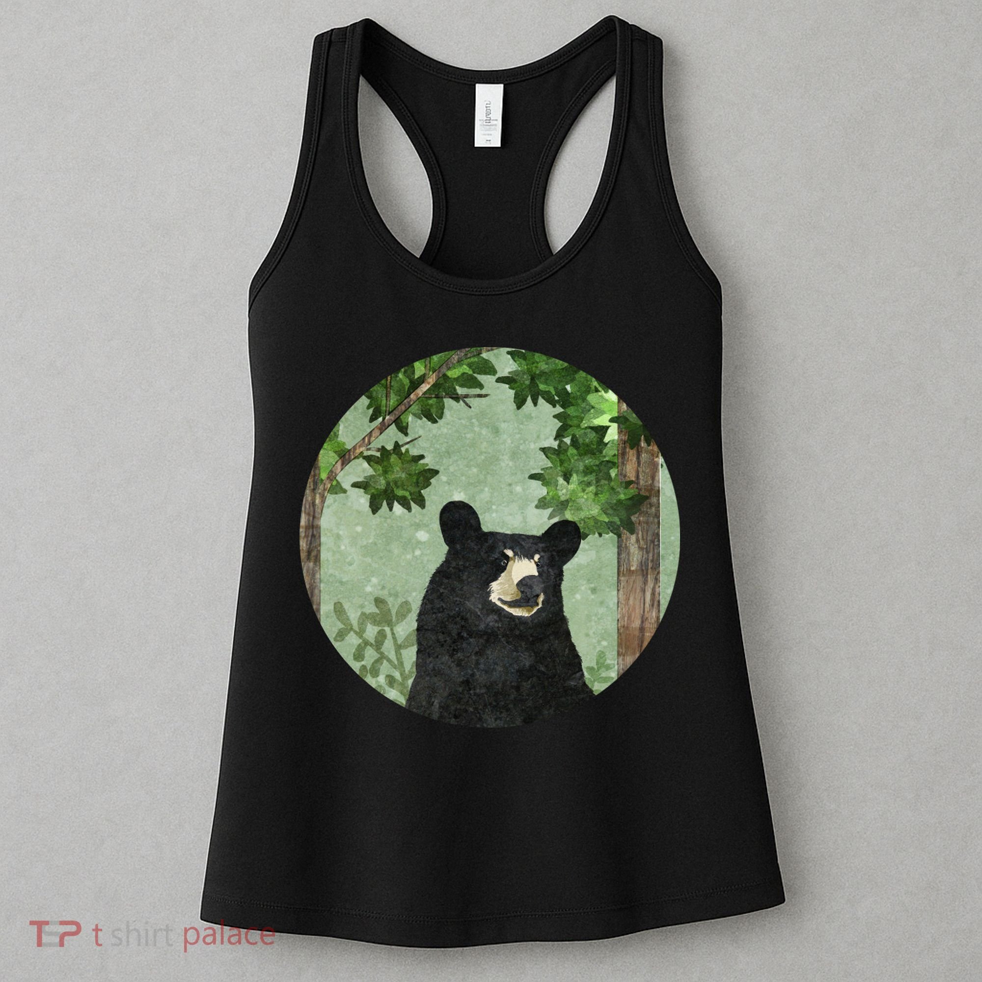 Black Bear Nature Women's Tank Top