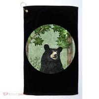 Black Bear Nature Golf Towel thumb 0