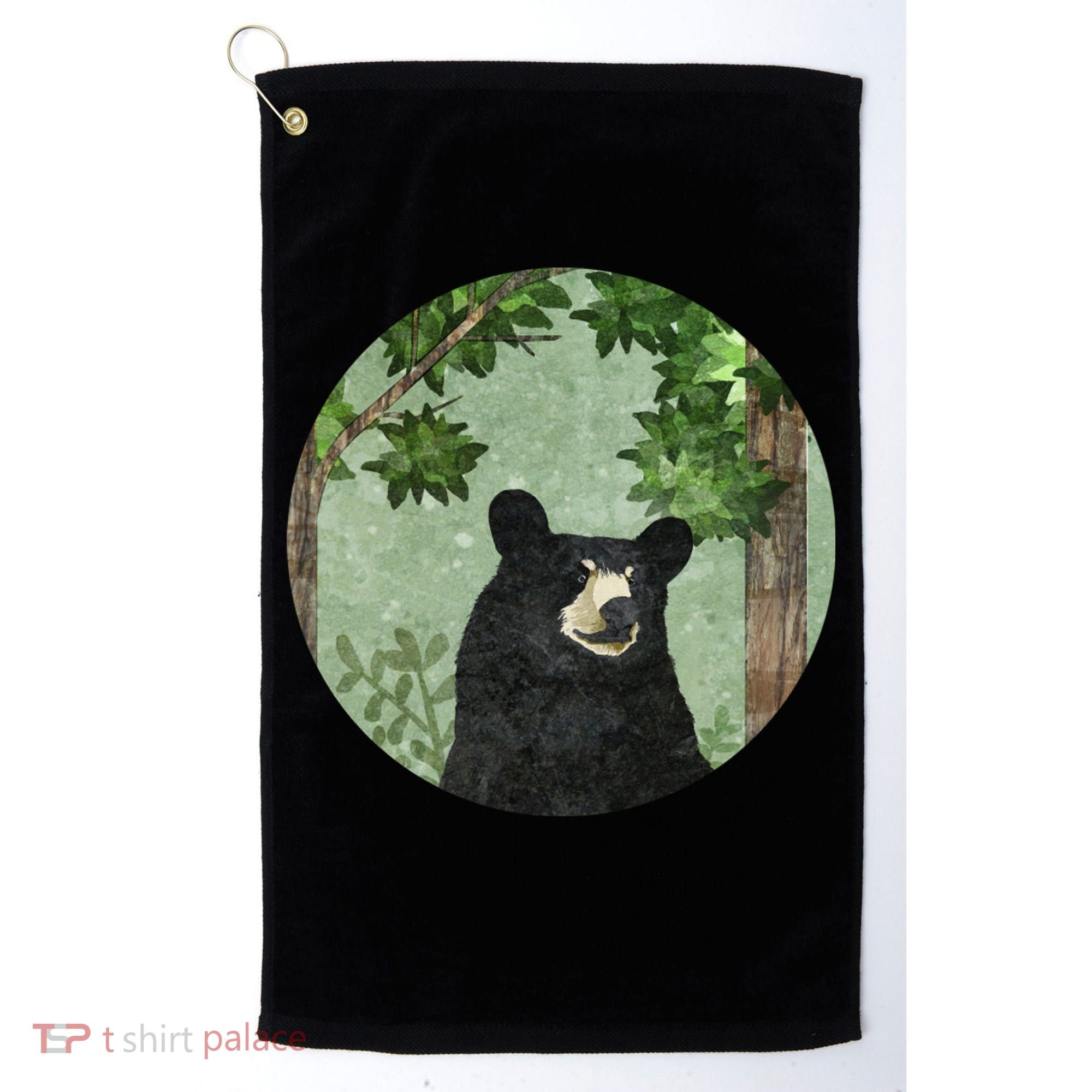 Black Bear Nature Golf Towel