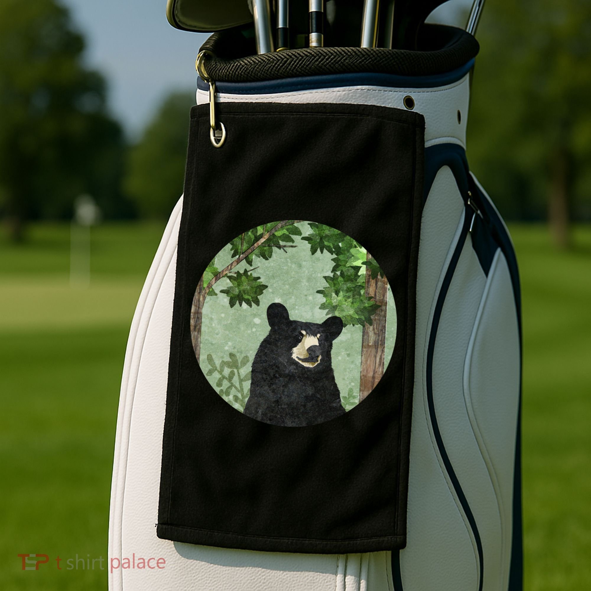 Black Bear Nature Golf Towel