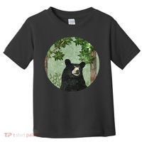 Black Bear Nature Toddler T-Shirt thumb 0