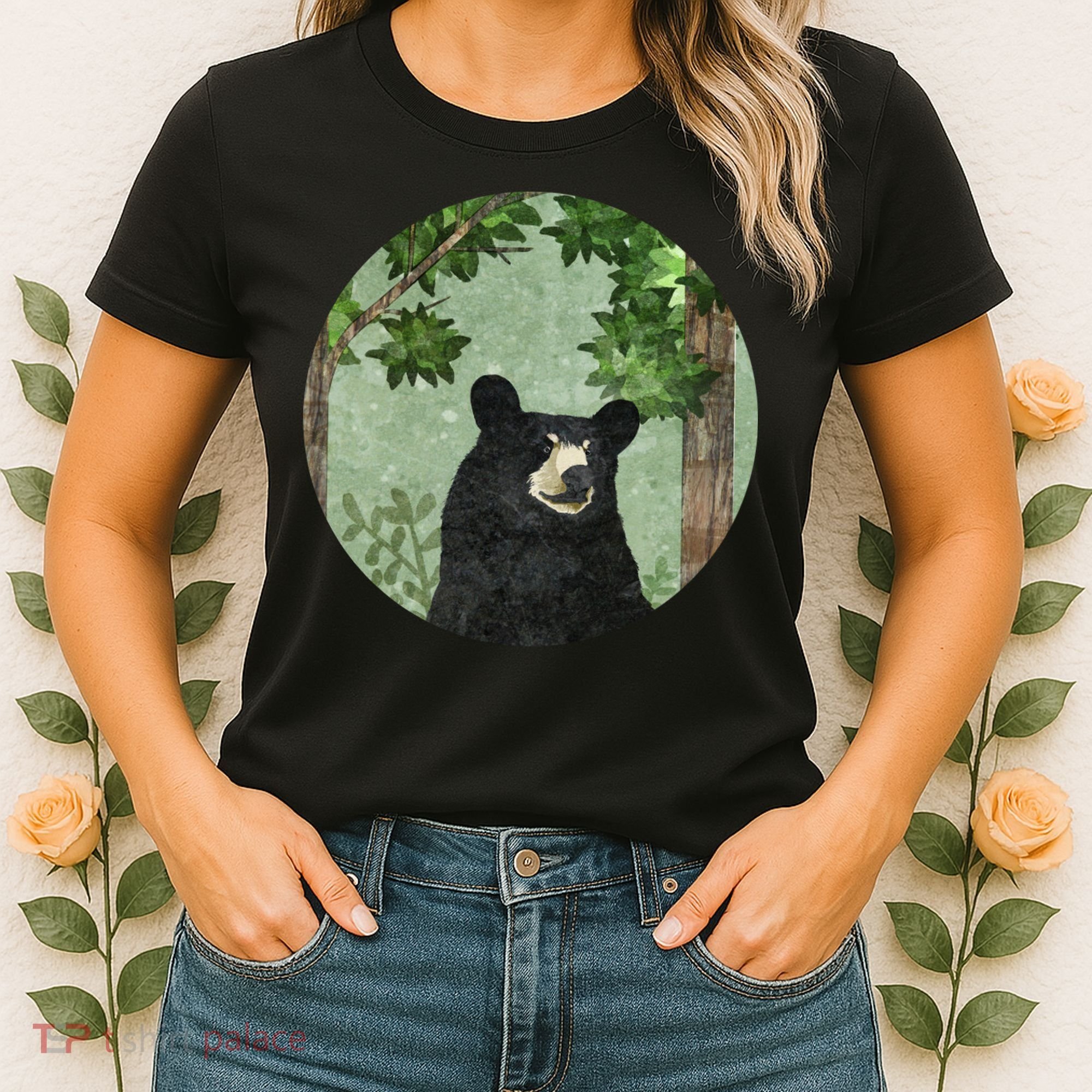 Black Bear Nature Women's T-Shirt
