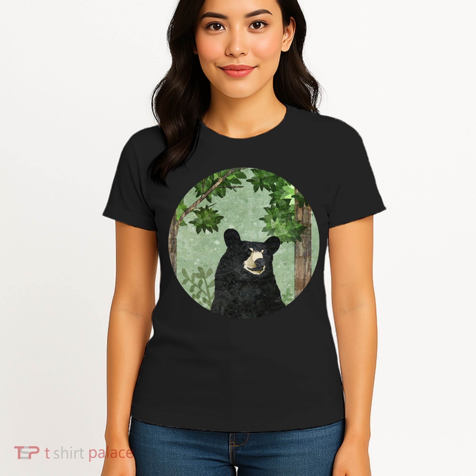 Black Bear Nature Women's T-Shirt