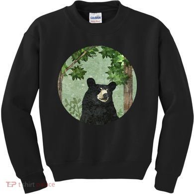 Black Bear Nature Kids Sweatshirt