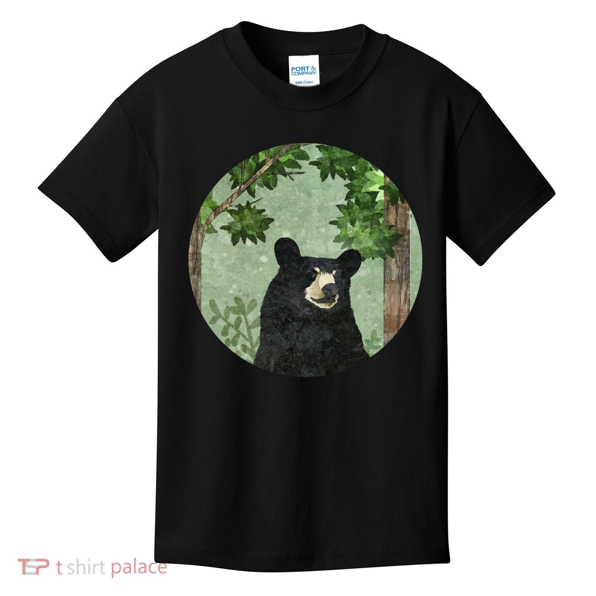 Black Bear Nature Kids T-Shirt