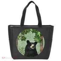 Black Bear Nature Tote Bag thumb 0