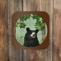 Black Bear Nature Coaster thumb 0