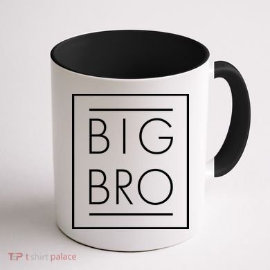 Big Bro New Baby Sibling Coffee Mug back