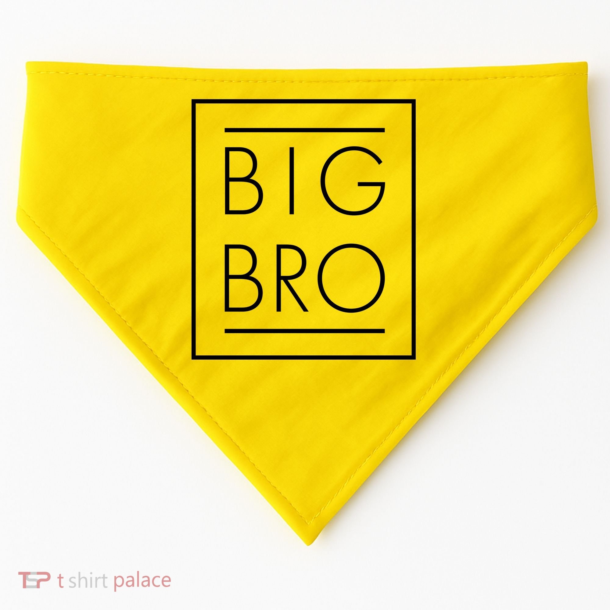 Big Bro New Baby Sibling USA-Made Doggie Bandana