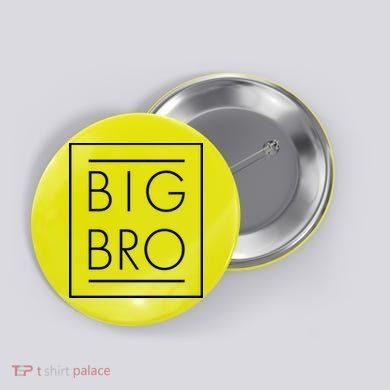 Big Bro New Baby Sibling Button