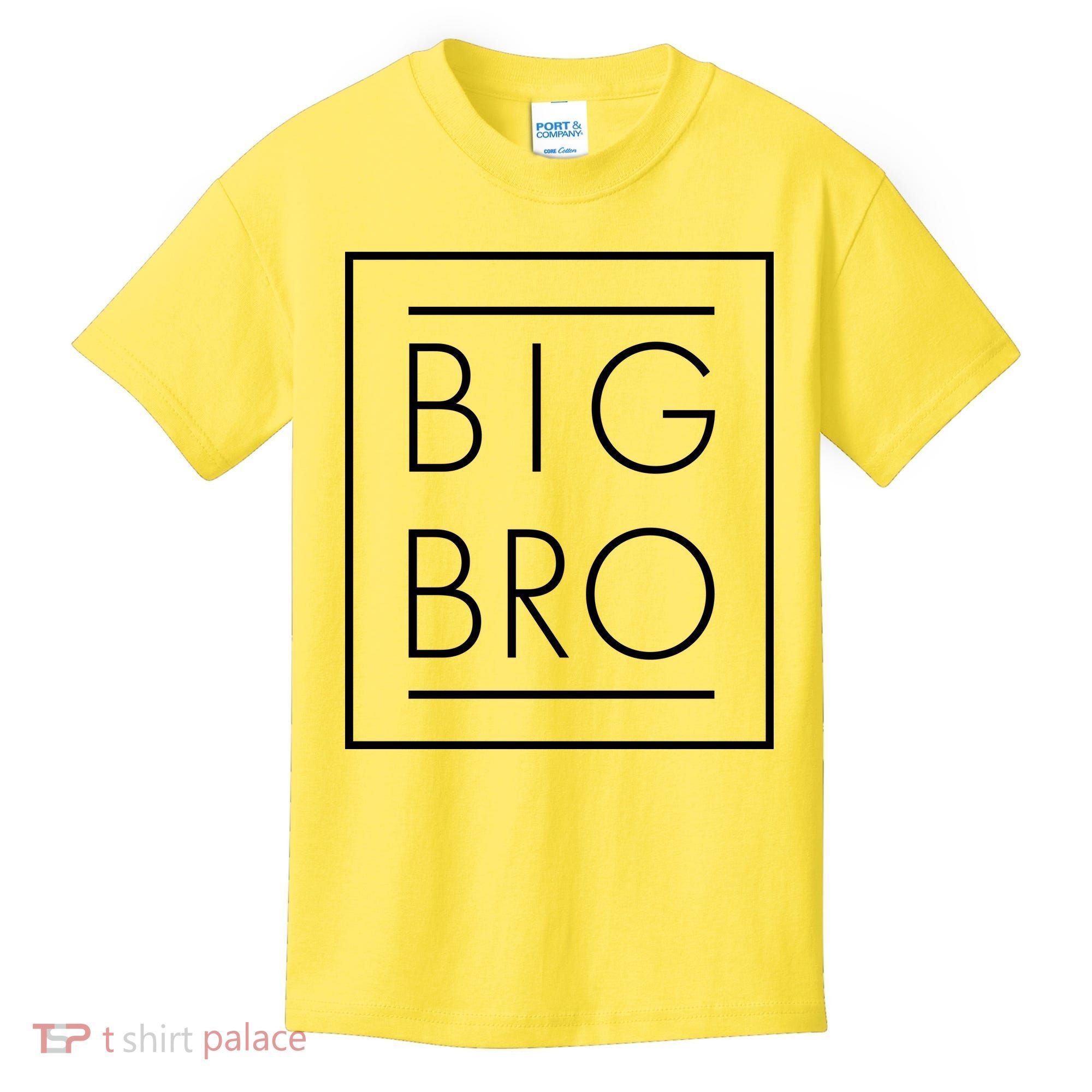 Big Bro New Baby Sibling Kids T-Shirt