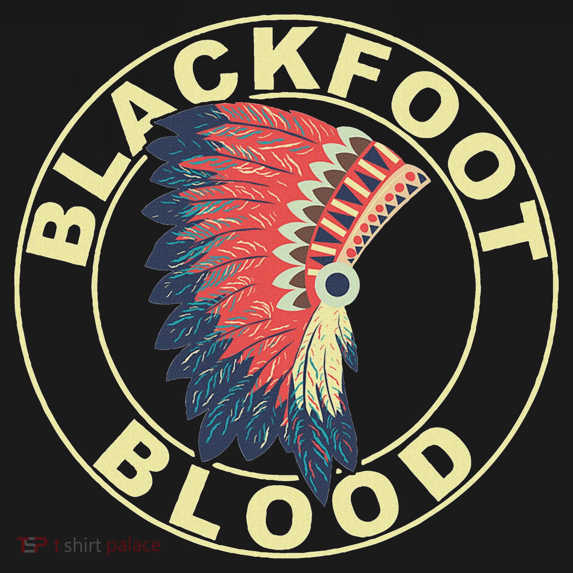 Blackfoot Blood Native American Headdress Blackfoot Tribe T-Shirt