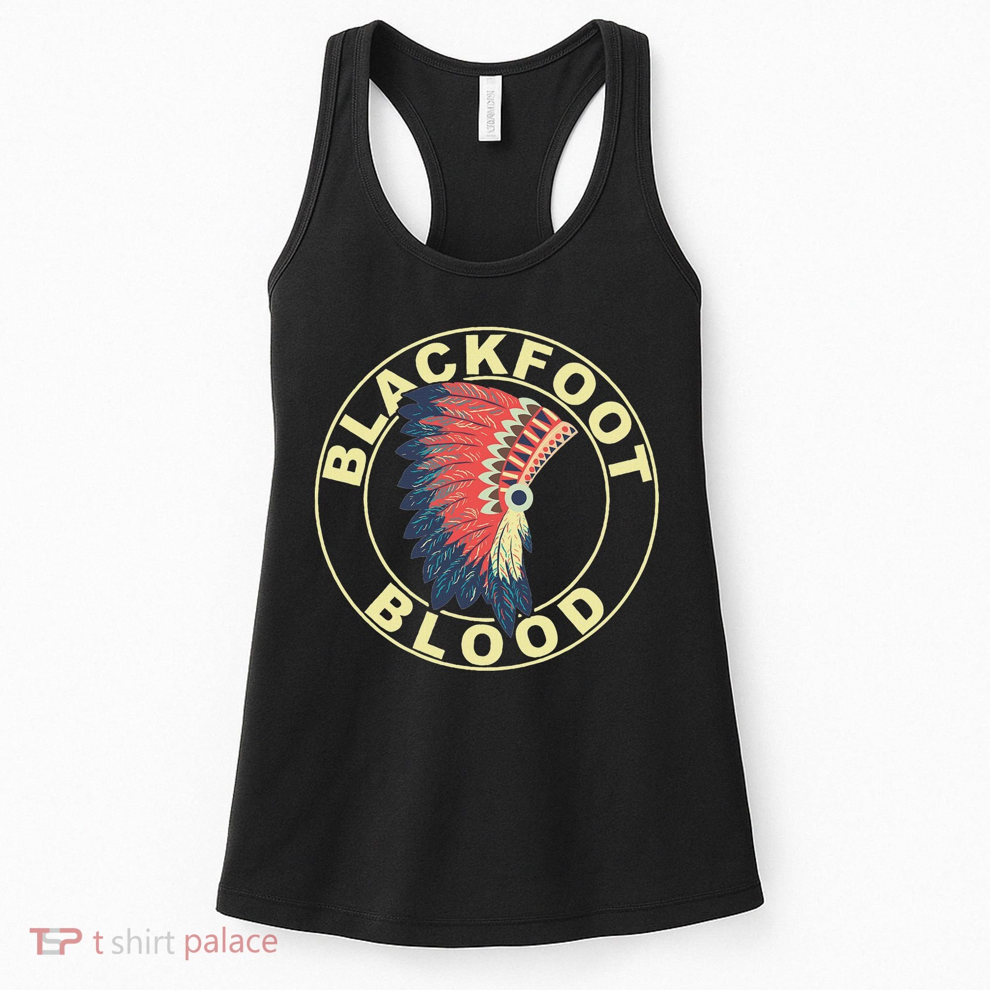 Blackfoot Blood Native American Headdress Blackfoot Tribe Women's Tank Top