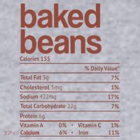 Baked Beans Nutrition Fact Funny Thanksgiving Christmas  Women's Sweatshirt thumb 2