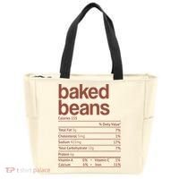 Baked Beans Nutrition Fact Funny Thanksgiving Christmas  Tote Bag thumb 0