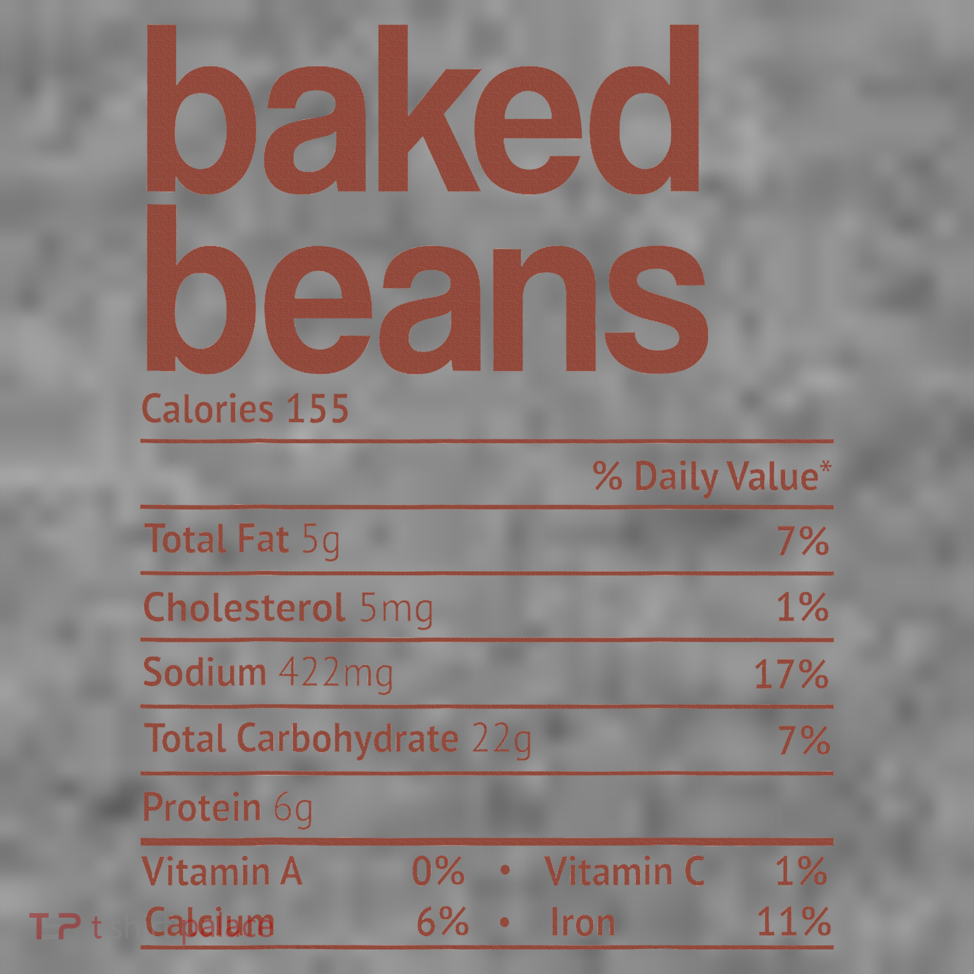 Baked Beans Nutrition Fact Funny Thanksgiving Christmas  Toddler Hoodie