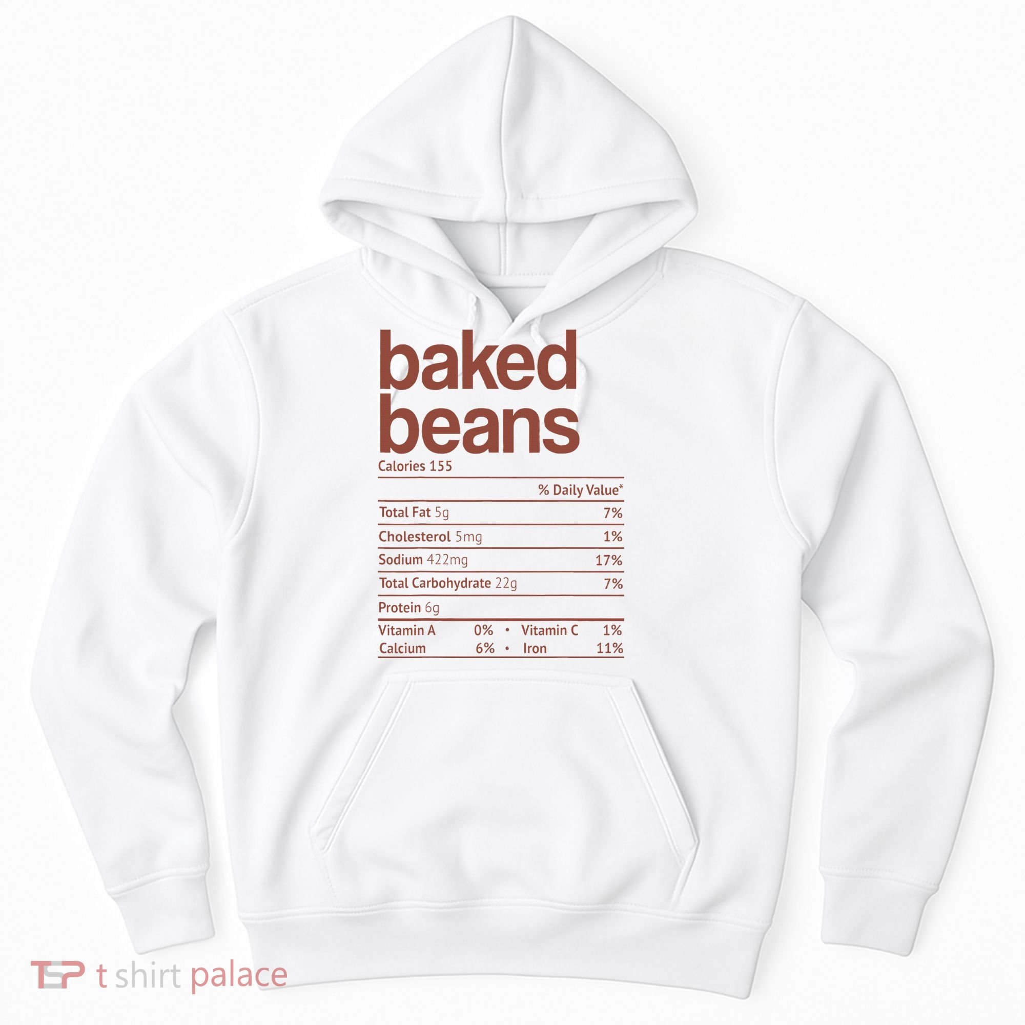Baked Beans Nutrition Fact Funny Thanksgiving Christmas  Hoodie