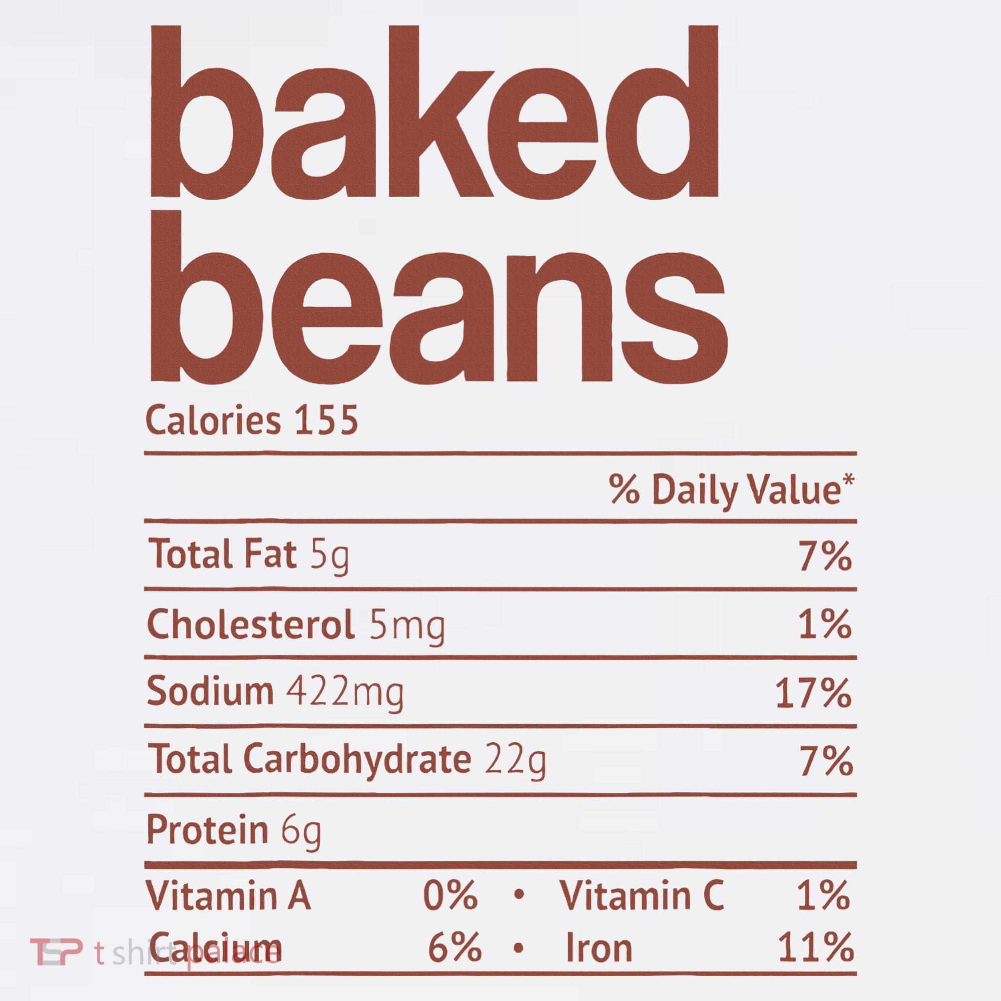 Baked Beans Nutrition Fact Funny Thanksgiving Christmas  Hoodie