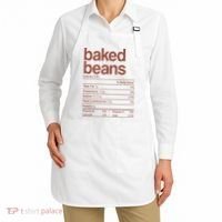 Baked Beans Nutrition Fact Funny Thanksgiving Christmas  Apron thumb 2