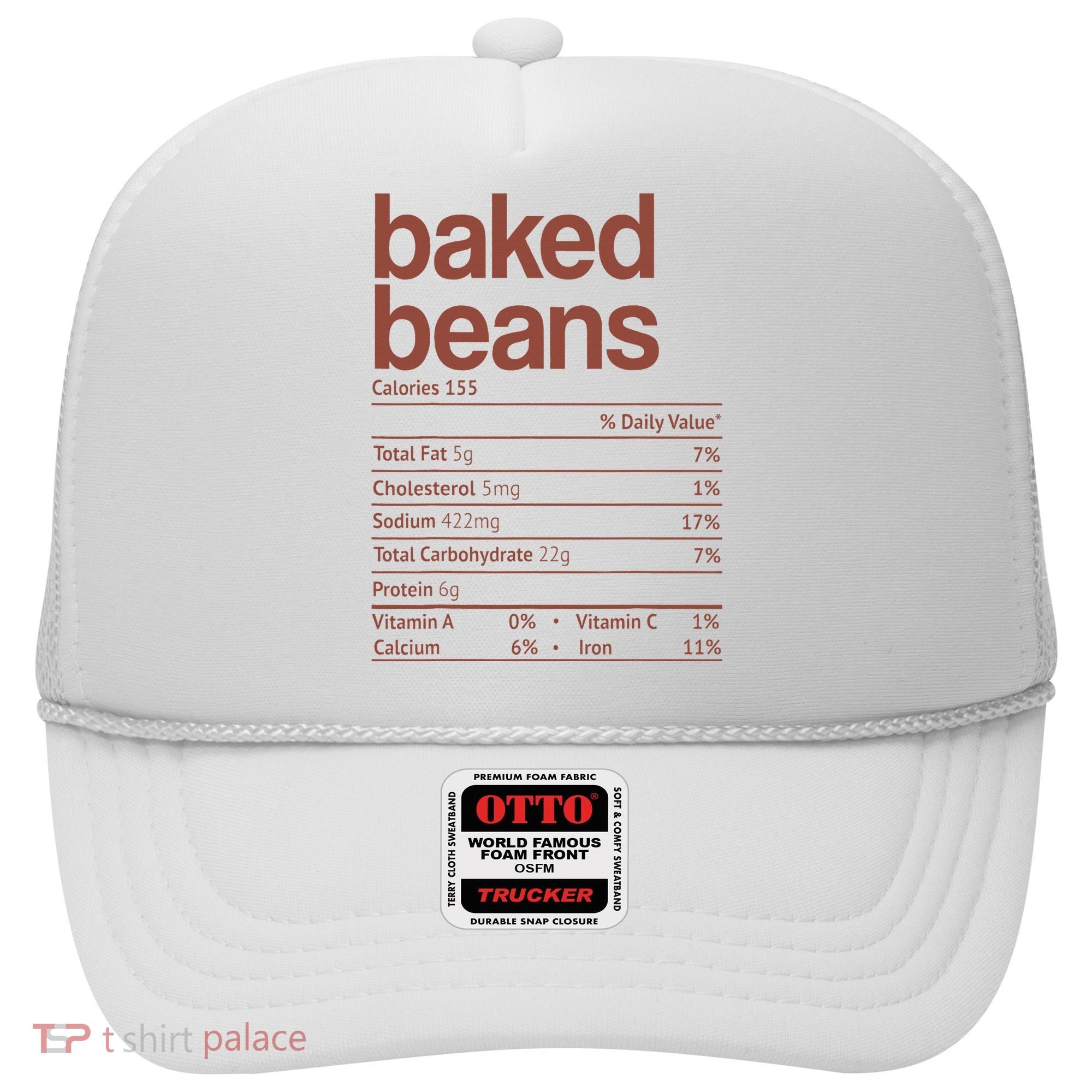 Baked Beans Nutrition Fact Funny Thanksgiving Christmas  Hat