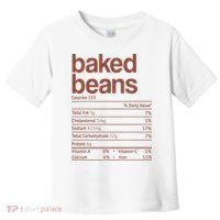 Baked Beans Nutrition Fact Funny Thanksgiving Christmas  Toddler T-Shirt thumb 0