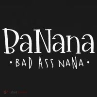 Banana Badass Nana Grammy Grandma Graphic Tee Gift Women's Hoodie thumb 2