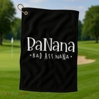 Banana Badass Nana Grammy Grandma Graphic Tee Gift Golf Towel thumb 1