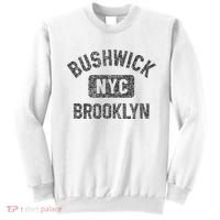 Bushwick Brooklyn Nyc Gym Style Black W Distress Black Print Sweatshirt thumb 0