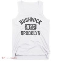 Bushwick Brooklyn Nyc Gym Style Black W Distress Black Print Tank Top thumb 0