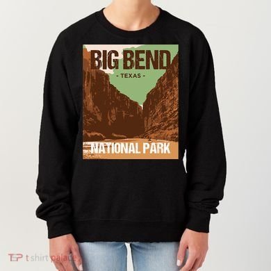 Big Bend National Park Texas Poster Design Women's Sweatshirt