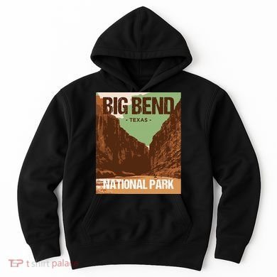Big Bend National Park Texas Poster Design Hoodie