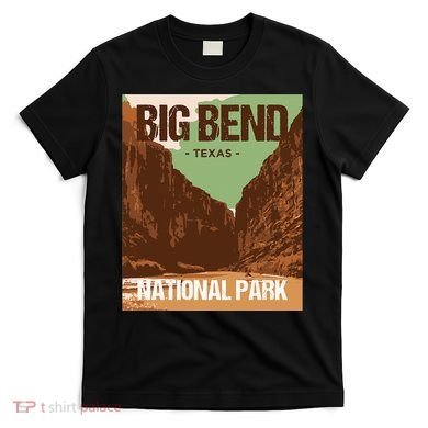 Big Bend National Park Texas Poster Design T-Shirt