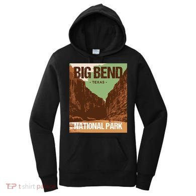 Big Bend National Park Texas Poster Design Women's Hoodie