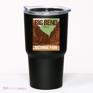 Big Bend National Park Texas Poster Design Tumbler