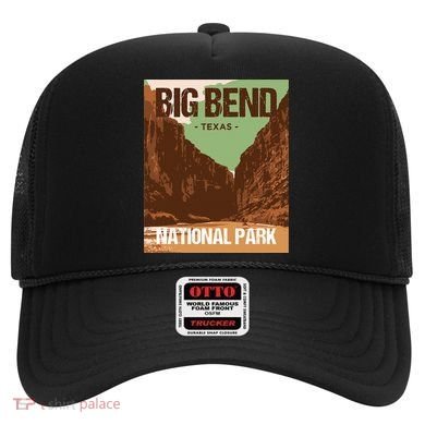 Big Bend National Park Texas Poster Design Hat