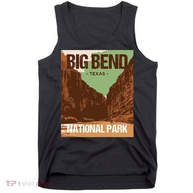 Big Bend National Park Texas Poster Design Tank Top