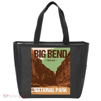 Big Bend National Park Texas Poster Design Tote Bag