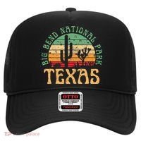 Big Bend National Park Texas Desert Hiking Retro Sunset Hat thumb 0