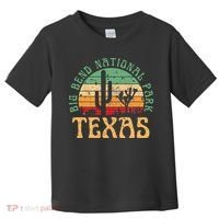 Big Bend National Park Texas Desert Hiking Retro Sunset Toddler T-Shirt thumb 0